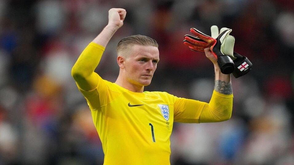 England goalkeeper Jordan Pickford